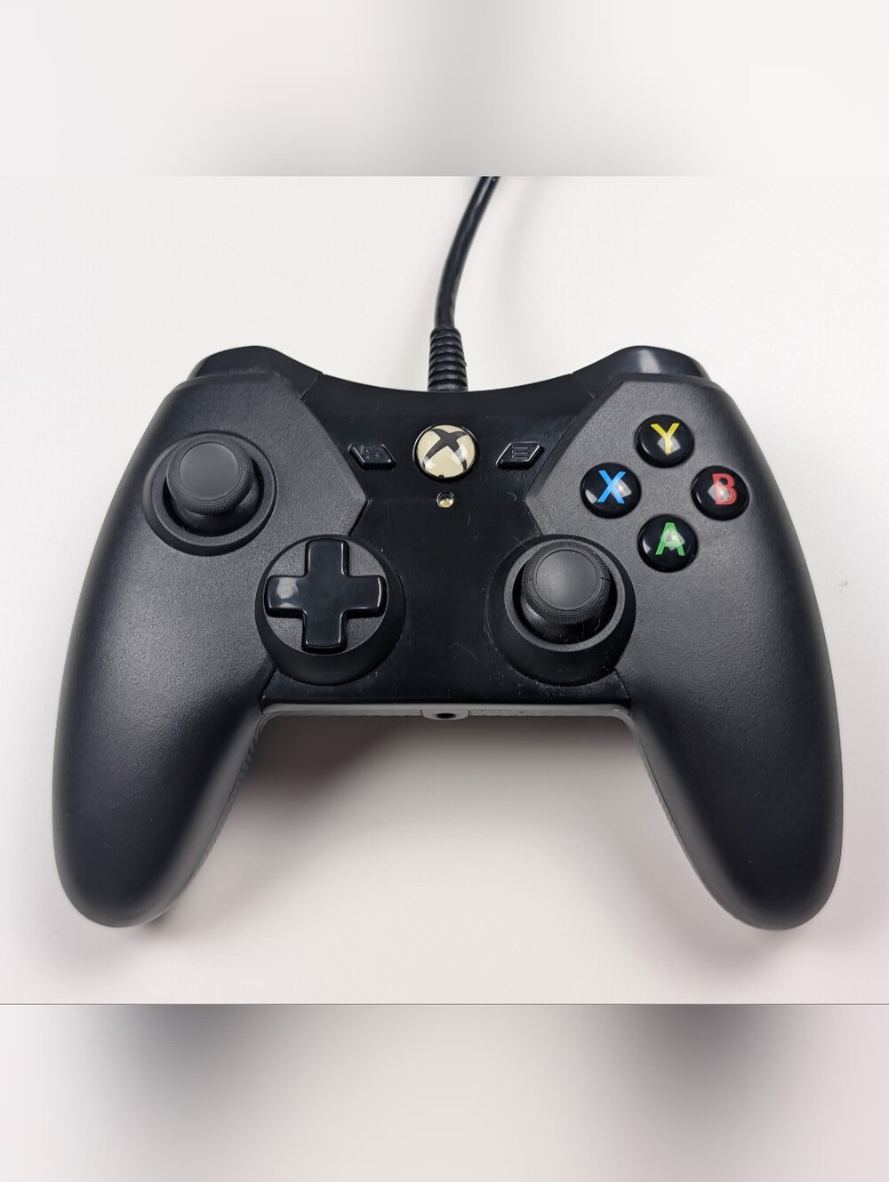 PowerA Wired Controller for Xbox 360 Black Model 1427470-01 Tested